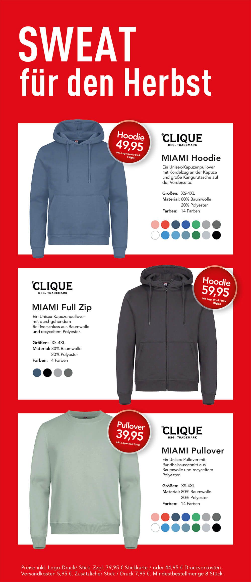 SWEAT für den Herbst