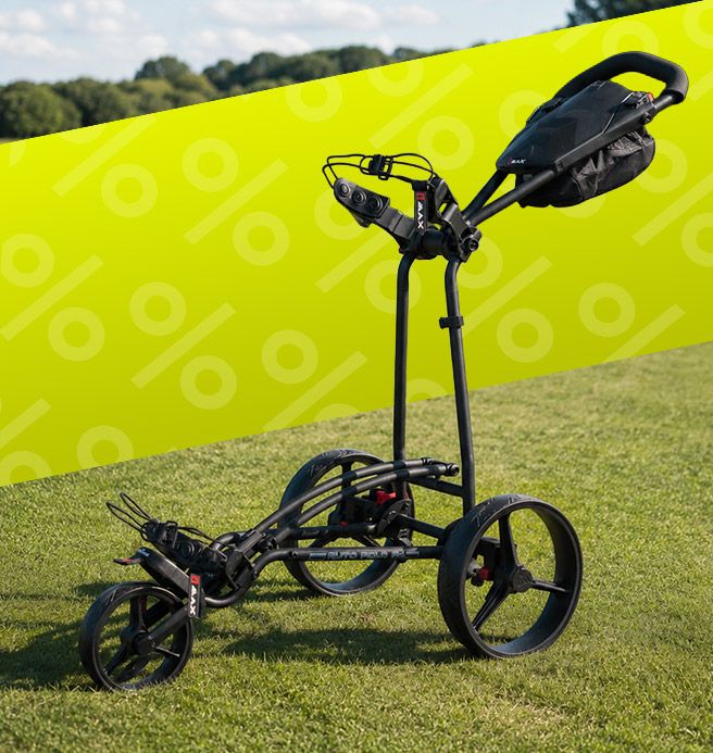 Golfbags und Trolleys im Sale