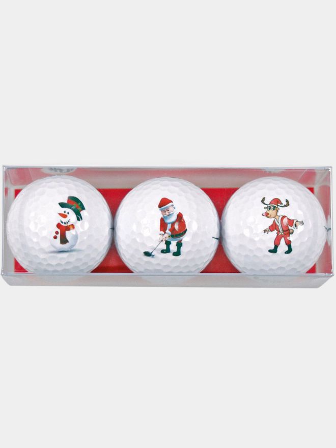 Sportiques set of 3 Christmas motif Xmas2 white