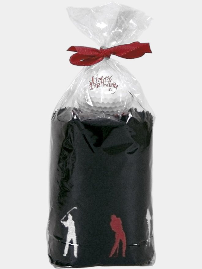 Sportiques Caddytuchrolle Happy Birthday 8 Golfer schwarz