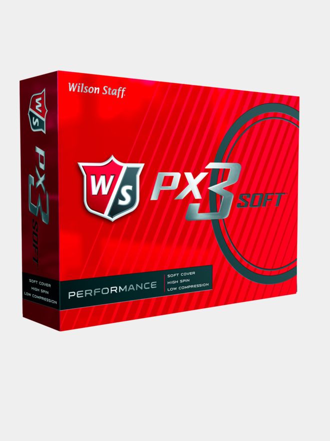 Wilson Staff PX3 Soft Golfball weiß