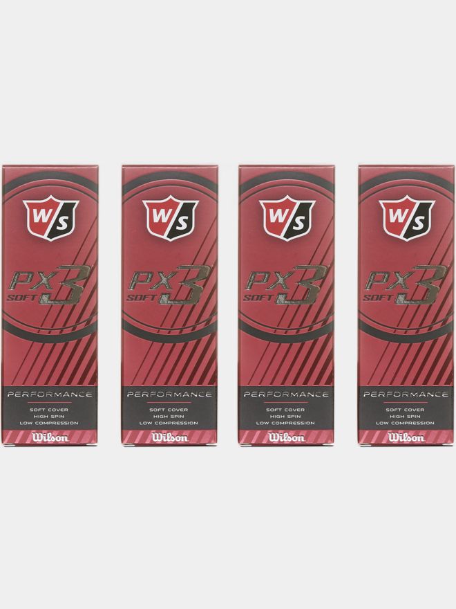 Wilson Staff PX3 Soft Golfball weiß