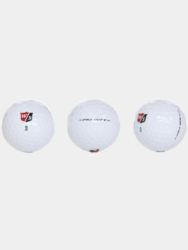 Wilson Staff PX3 Soft Golfball weiß
