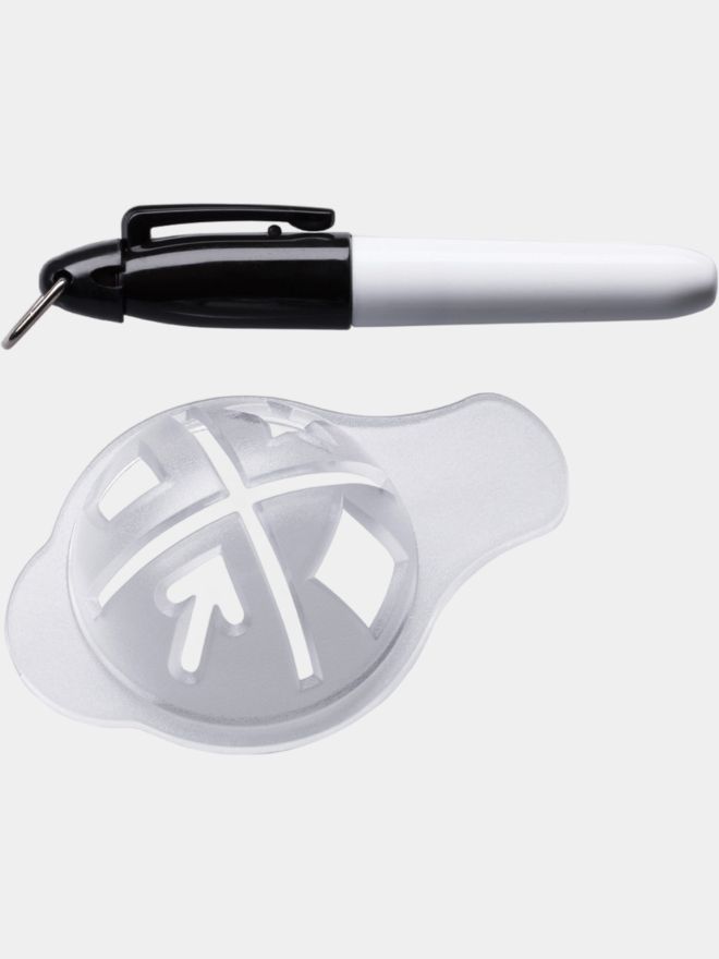 Silverline Ball Liner mit Schablone Sonstige