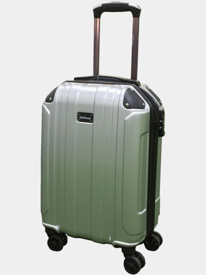 Golf House Pebble Beach 50 cm Koffer aluminium optik