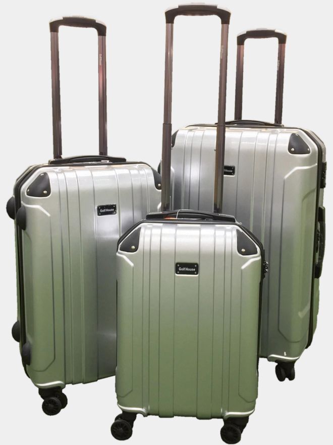 Golf House Pebble Beach 50 cm Koffer aluminium optik