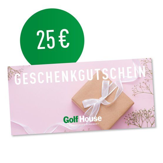 Golf House Gutschein 25,- Euro Geschenkkarte Sonstiges