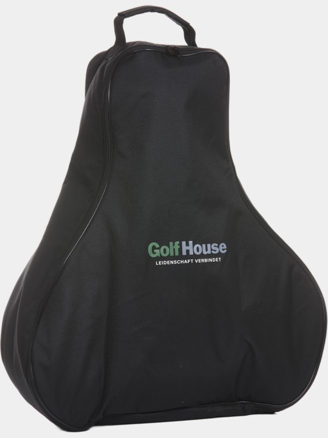 Golf House Plochá přepravní taška na vozík černá