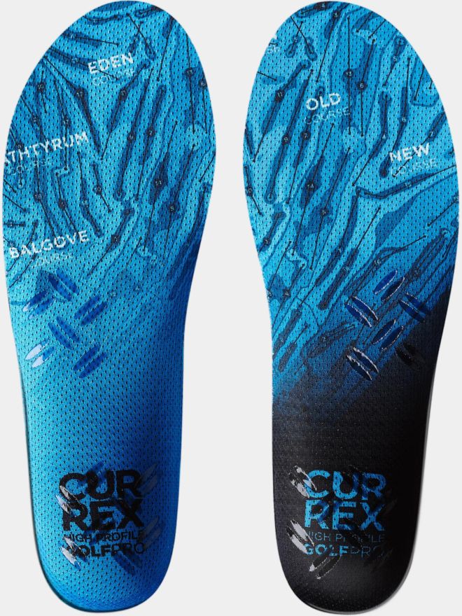 Currex GolfPro Golf-Einlegesohle High blau