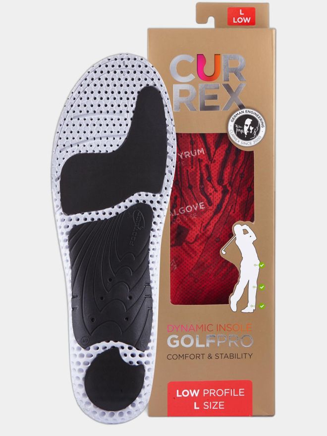 Currex GolfPro Golf-Einlegesohle Low rot