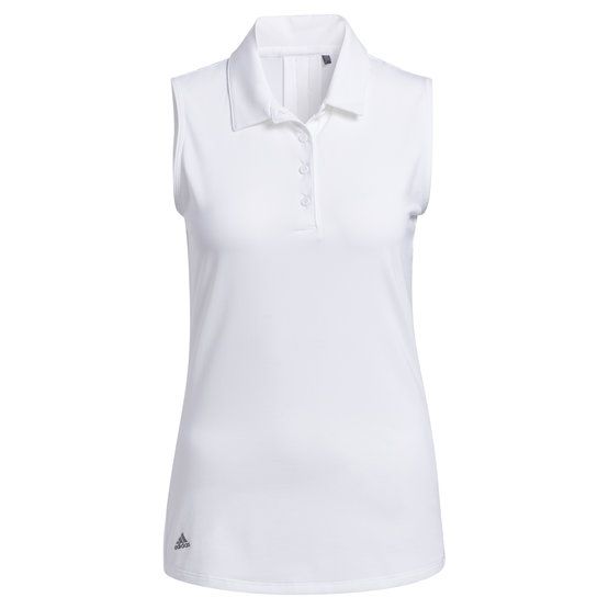 Adidas ULTIMATE 365 SOLID sleeveless polo white