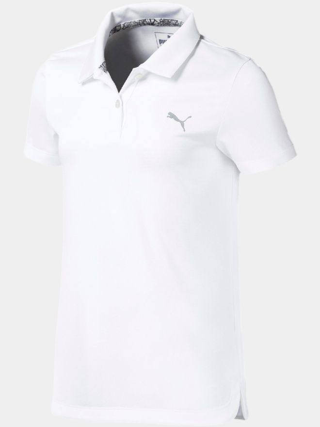 Puma Essential Halbarm Polo weiß