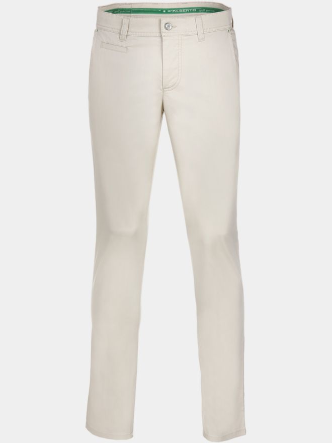 Alberto ROOKIE Ceramica Garbadine Chino Hose sand