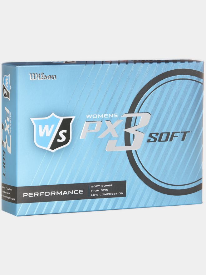 Wilson Staff PX3 Soft Lady Golfball weiß