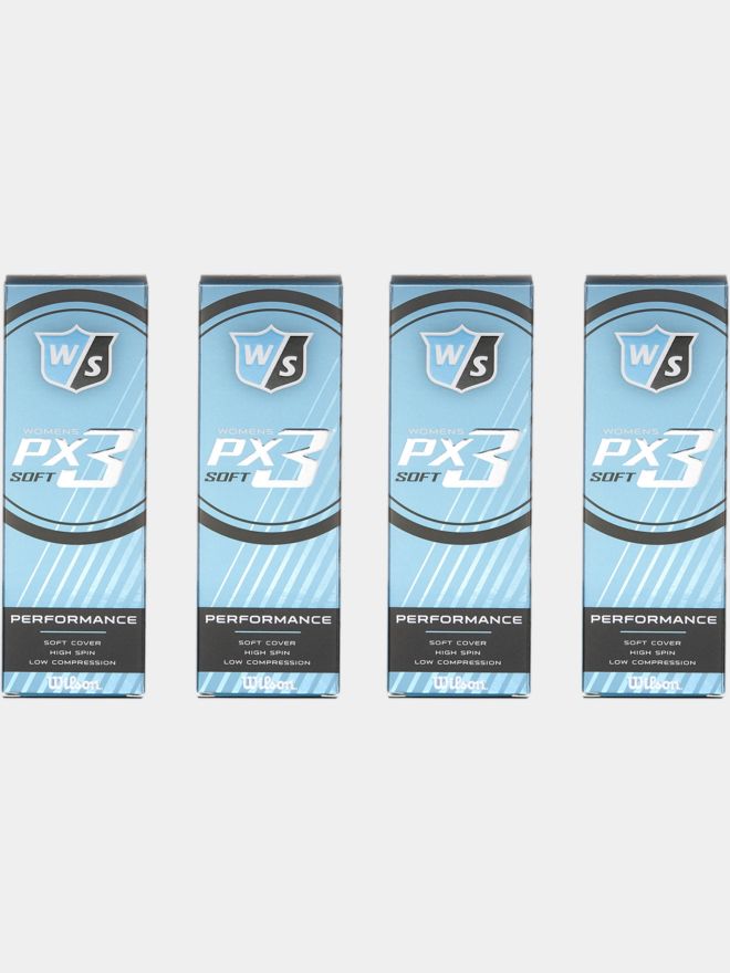 Wilson Staff PX3 Soft Lady Golfball weiß