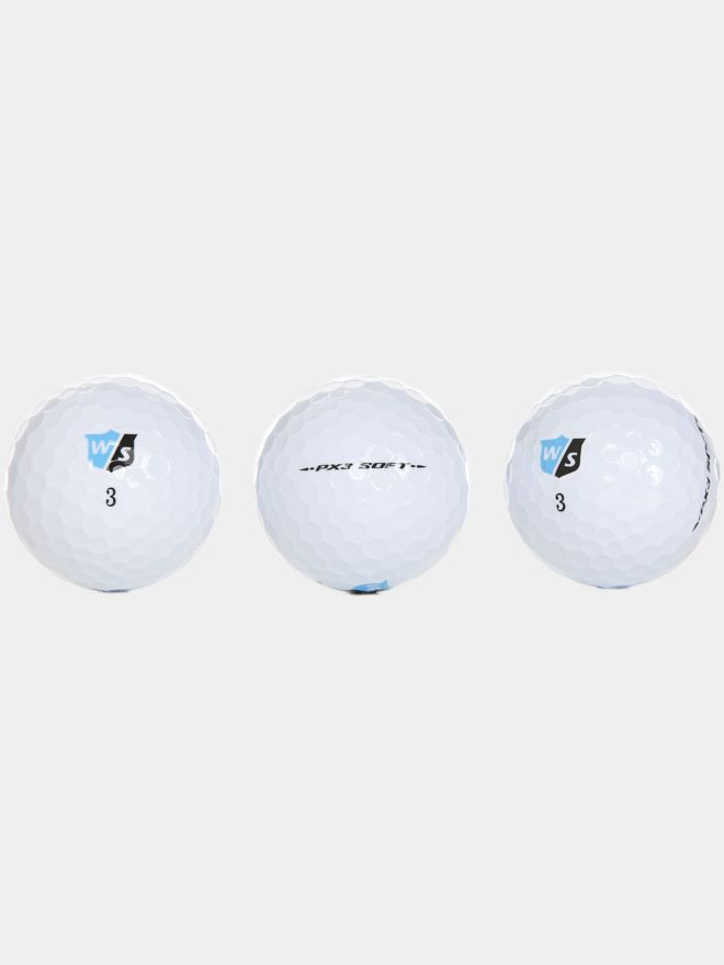 Wilson Staff PX3 Soft Lady Golfball weiß