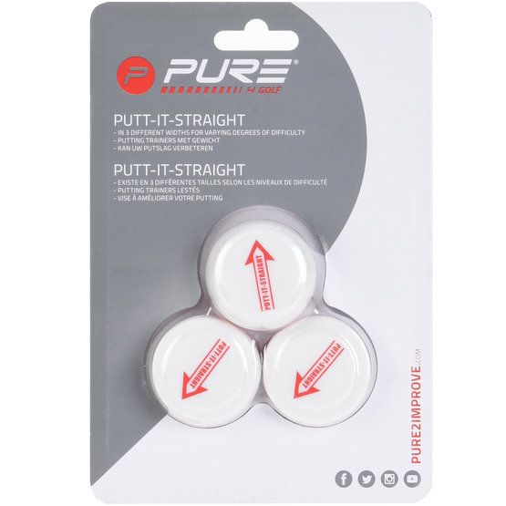 Pure 2 Improve Putt training practice balls white