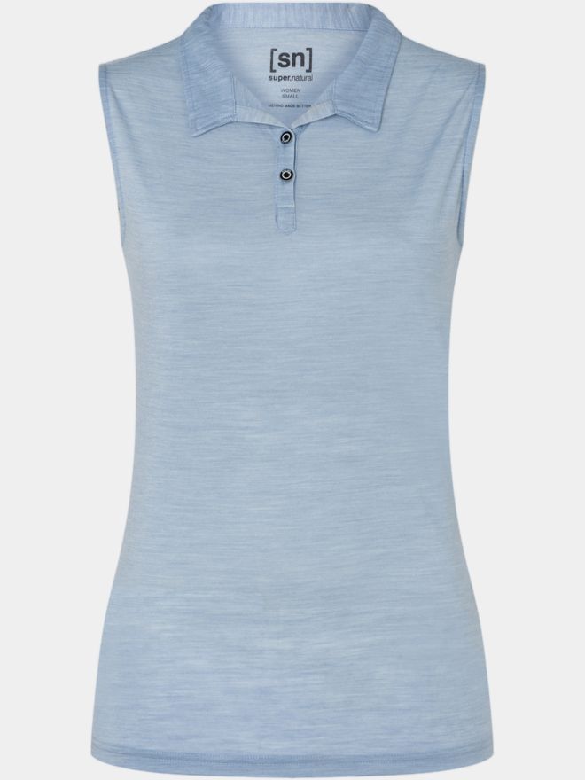 Super Natural bez polokošile na ruce světle modrá