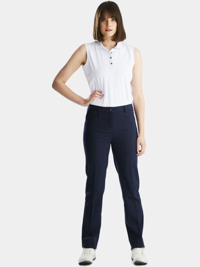 Ping Solene ohne Arm Polo weiß