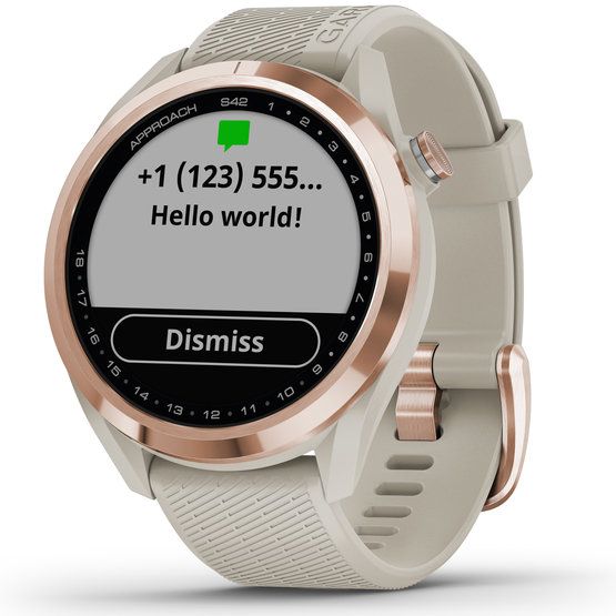 Garmin Approach S42 GPS Golf Watch beige