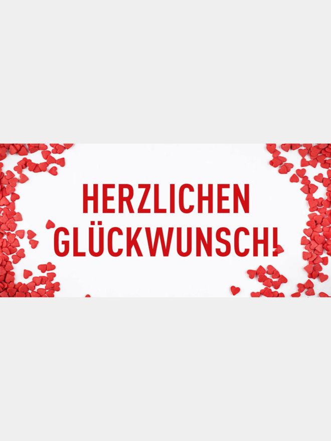 Golf House Gutschein zum Drucken Glückwunsch Herz
