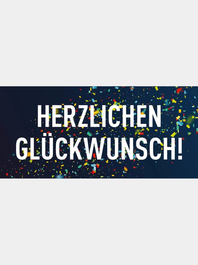 Golf House Gutschein zum Drucken Glückwunsch bunt