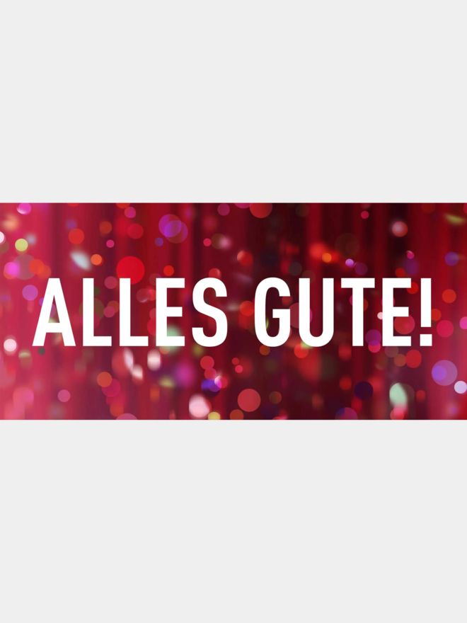 Golf House Gutschein zum Drucken Alles Gute rot