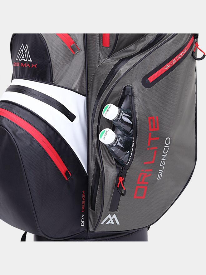 Big Max DRI LITE Silencio 2 Cartbag grau-rot