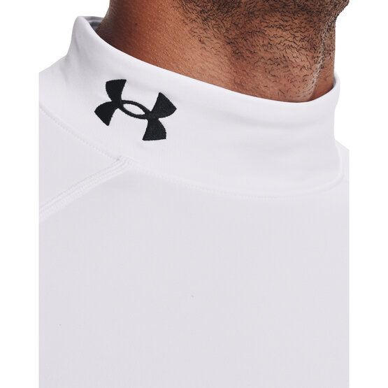 Under Armour CG Armour Fitted Mock Thermo Unterzieher weiß