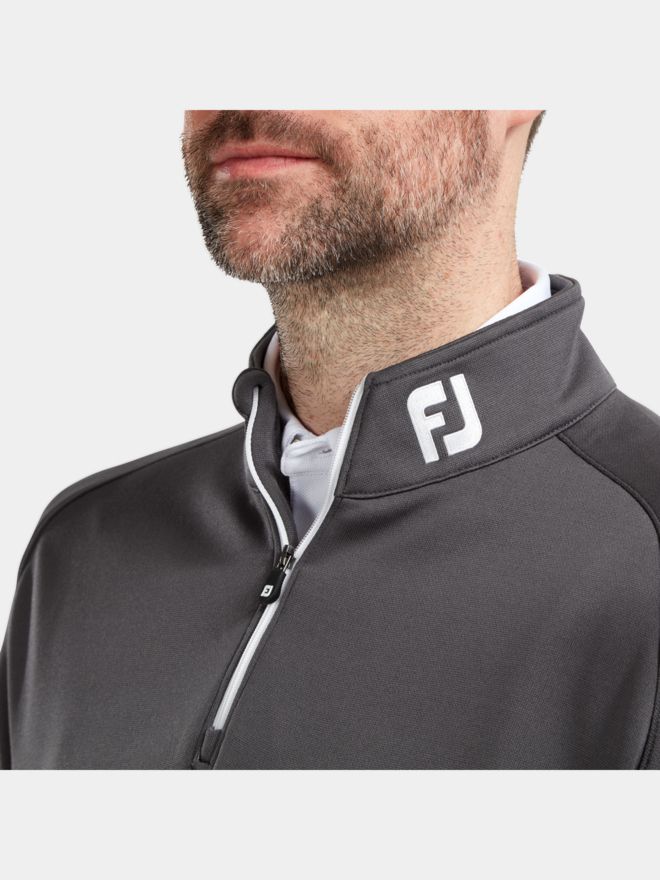 FootJoy Chill Out Pullover Stretch Midlayer dark gray