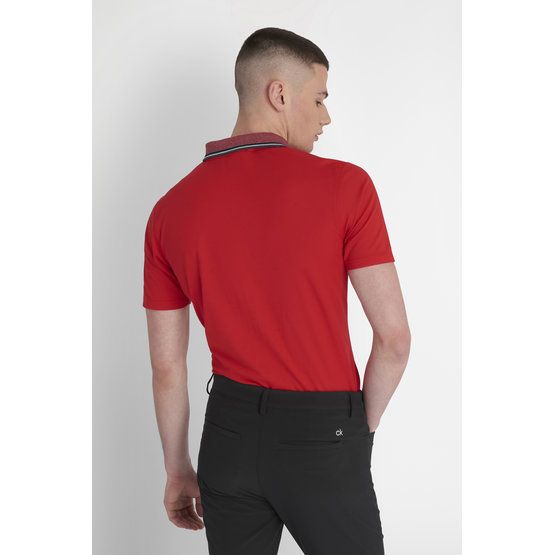 Calvin Klein MONTEREY Halbarm Polo rot