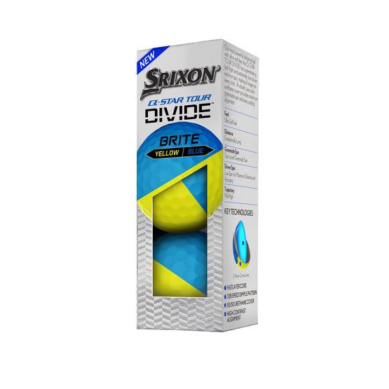 Srixon Q-Star Tour Divide Golfball blau