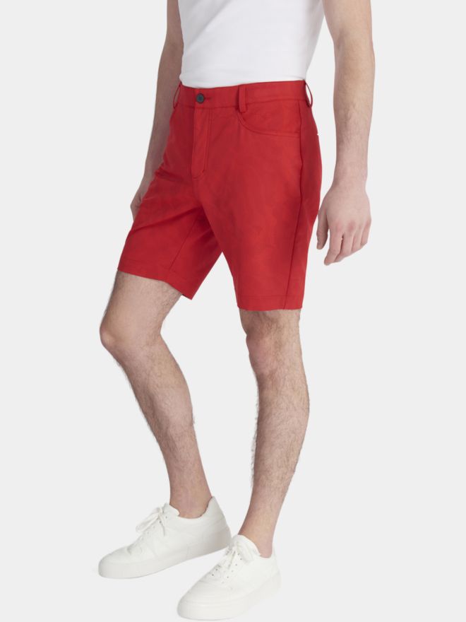 Calvin Klein PRINTED GENIUS 4-WAY Stretch Bermuda rot