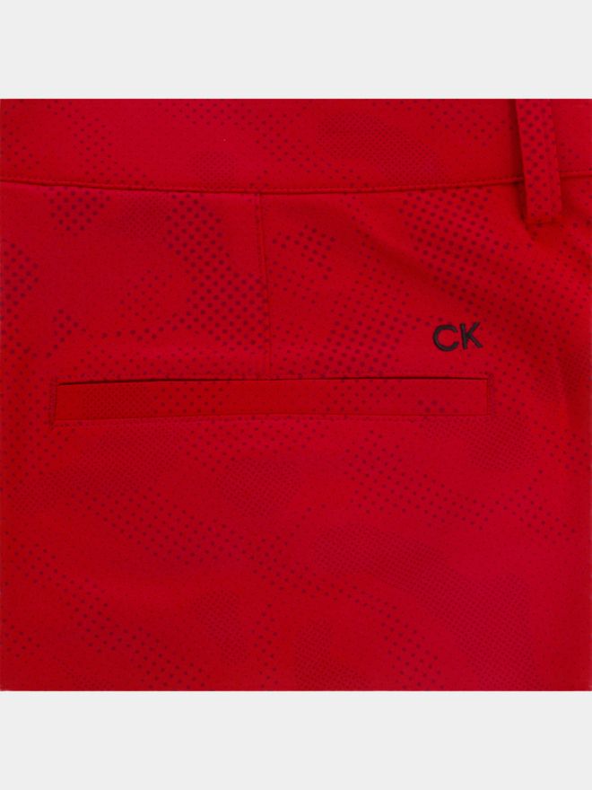 Calvin Klein PRINTED GENIUS 4-WAY Stretch Bermuda rot
