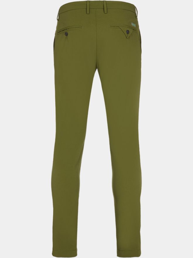 Alberto Jump-G - Jogpantové kalhoty Coolmax Super Light WR olivová