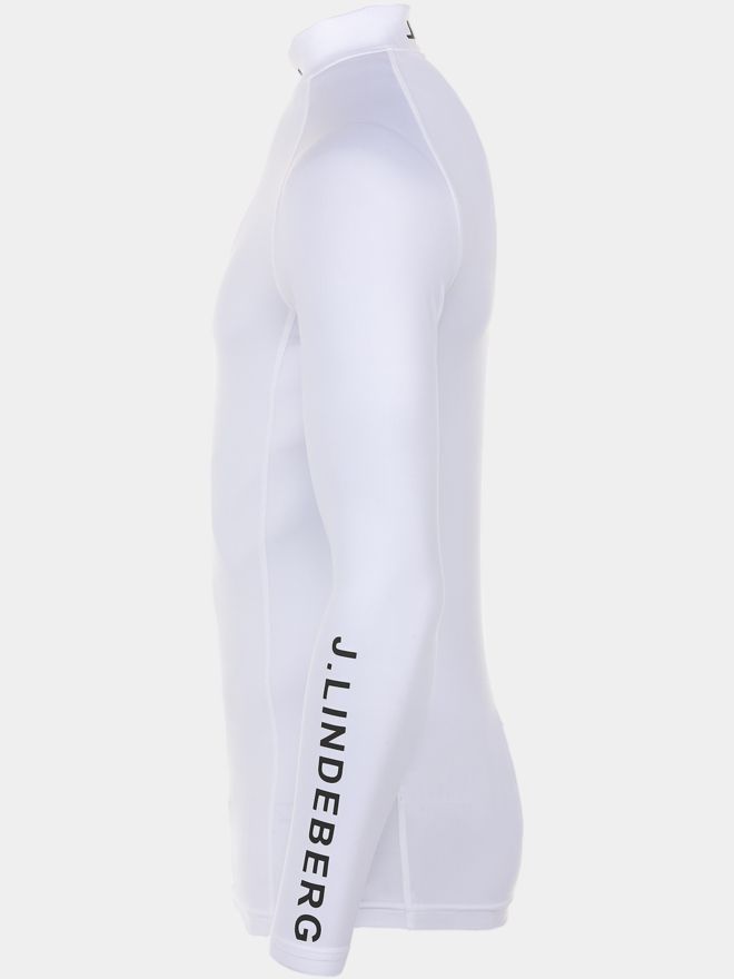 J.Lindeberg Aello Soft Compression Mock Unterzieher weiß