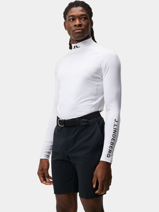 J.Lindeberg Aello Soft Compression Mock Unterzieher weiß
