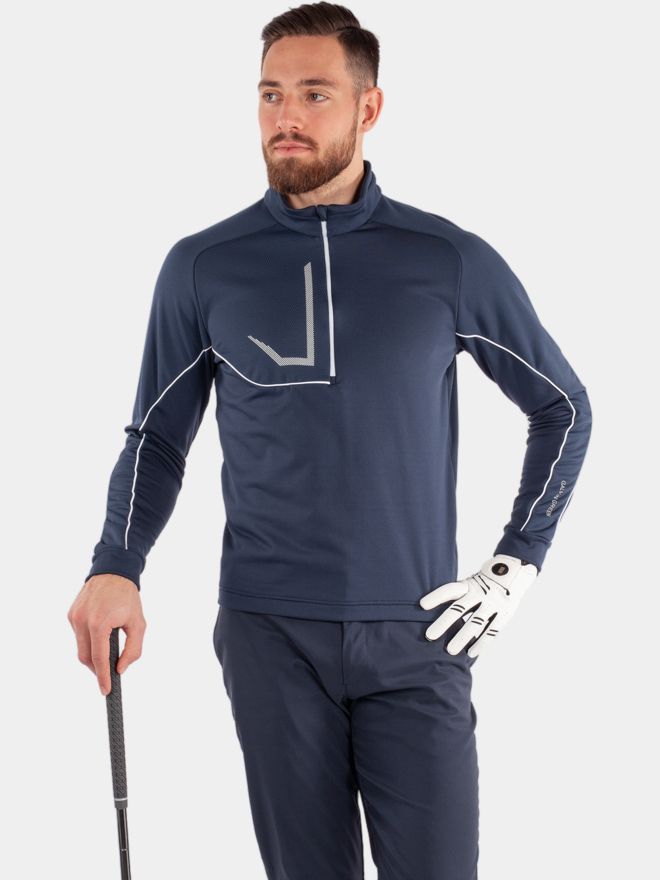 Galvin Green Daxton Stretch Midlayer navy