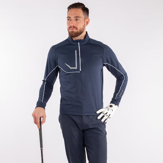 Galvin Green Daxton Stretch Midlayer navy