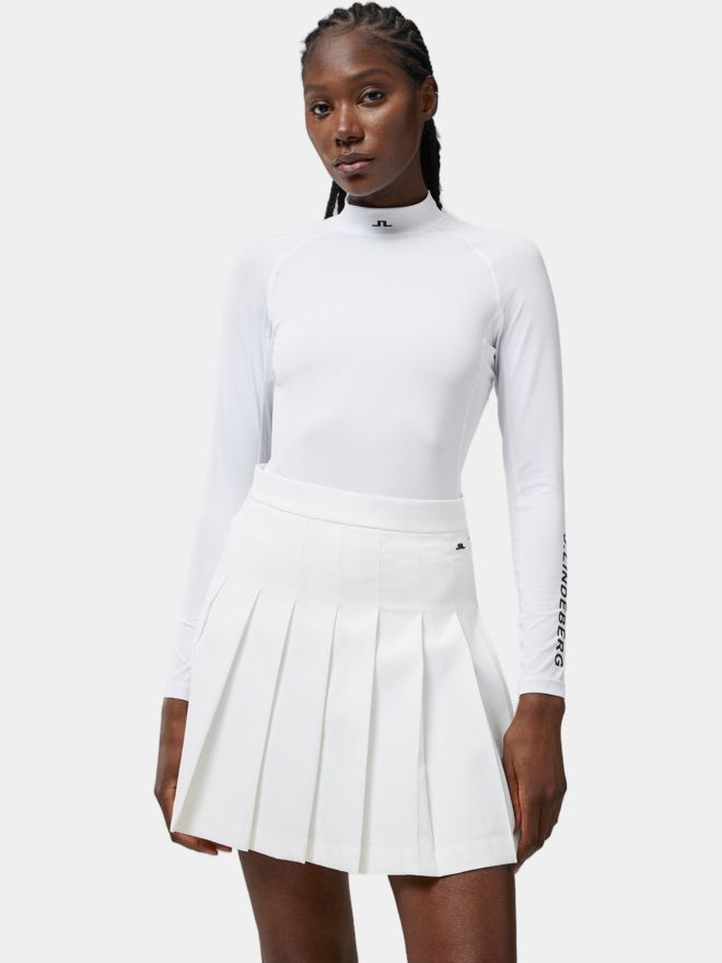 J.Lindeberg Asa Soft Compression Top Mock First layer white