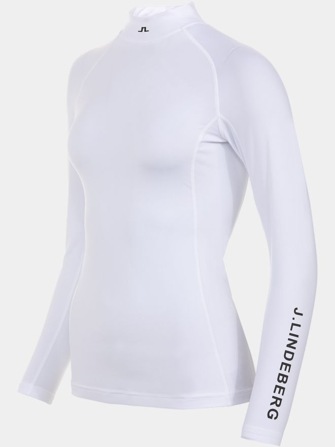 J.Lindeberg Asa Soft Compression Top Mock First layer white