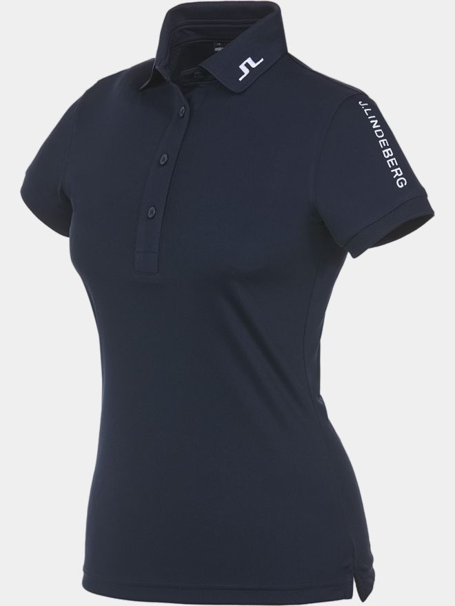 J.Lindeberg Polo Tour Tech s krátkým rukávem námořnictvo