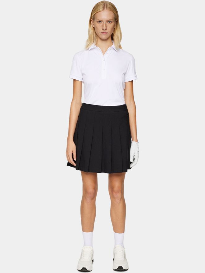 J.Lindeberg Tour Tech Golf Polo Halbarm weiß