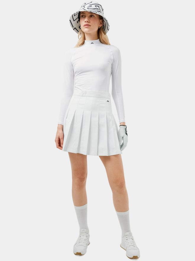 J.Lindeberg Adina Golf Skirt kurz Skort weiß