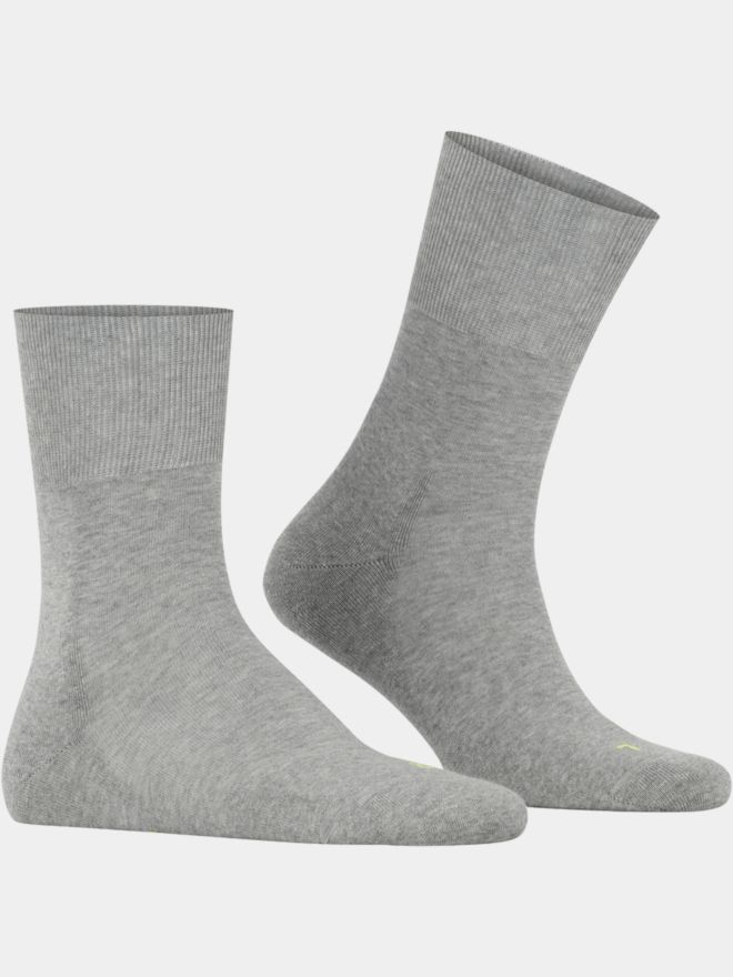 Falke Run Socke hellgrau