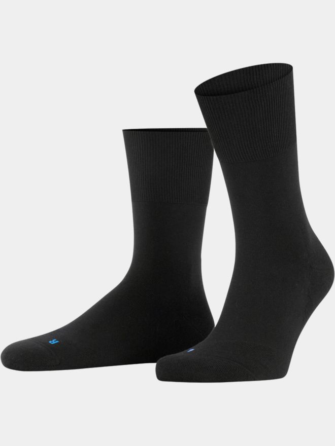 Falke Run Socke schwarz