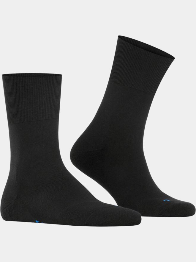 Falke Run Socke schwarz