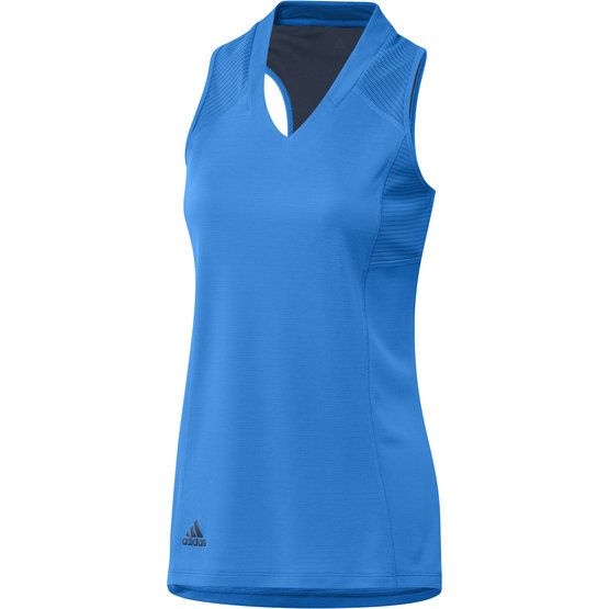 Adidas HEAT.RDY SLEEVELESS POLO sleeveless polo blue