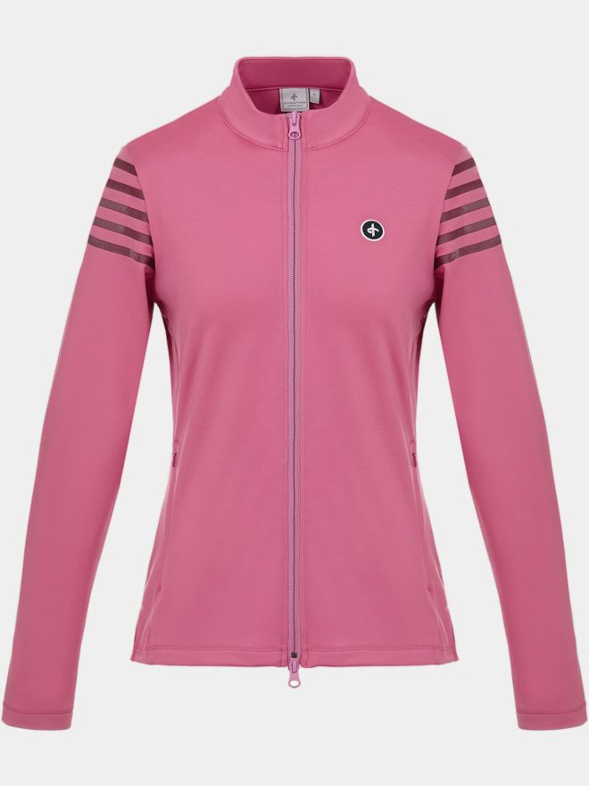 Cross W SPORTY FULL ZIP Stretch Jacke pink