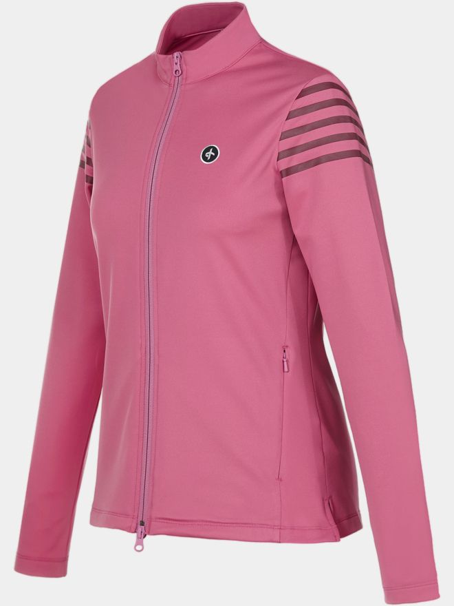 Cross W SPORTY FULL ZIP Stretch Jacke pink
